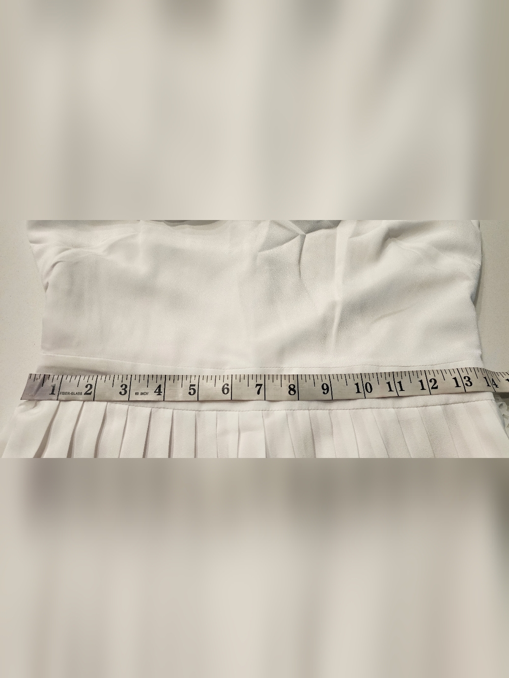 Banana Republic White Laser Cut Ruffle Tier Midi Dress Women's 2 - Picture 15 of 16